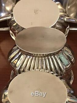 SHEFFIELD England Coffee / Tea Set 5 Ps Plus Italian Tray