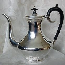 SILVER PLATED EPNS Vintage Tea & Coffee Service 4 Piece Set Pots + Milk & Sugar