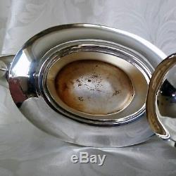 SILVER PLATED EPNS Vintage Tea & Coffee Service 4 Piece Set Pots + Milk & Sugar