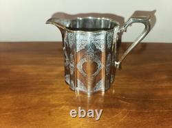SPECTACULAR English c1870 Tea/Coffee Set 5 piece Silver Plate TL&EM Birmingham