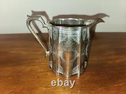SPECTACULAR English c1870 Tea/Coffee Set 5 piece Silver Plate TL&EM Birmingham