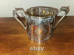 SPECTACULAR English c1870 Tea/Coffee Set 5 piece Silver Plate TL&EM Birmingham