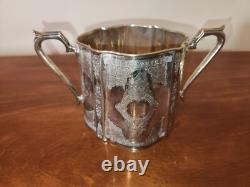 SPECTACULAR English c1870 Tea/Coffee Set 5 piece Silver Plate TL&EM Birmingham