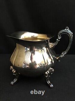 Set/4 Towle Silverplate Grand Duchess Coffee Tea Pot Set Sugar Bowl LID Creamer