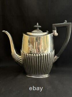 Set/5 Vintage Cheltenham Of Sheffield Silver Plate Epns Coffee Tea Service Set