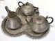 Set Of 4 Antique Silver Plate Tea And Coffee Set, 2311 Grams