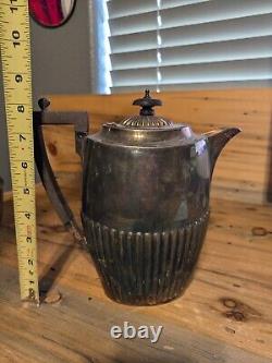 Set of 6 Silver Plate Tea Pot/Kettle Tray Set James Deakin & Sons Sheffield