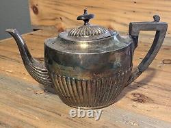 Set of 6 Silver Plate Tea Pot/Kettle Tray Set James Deakin & Sons Sheffield