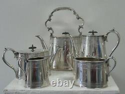 Sheffield 5Pc. Silver Plate Tea Service, 19th C