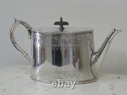 Sheffield 5Pc. Silver Plate Tea Service, 19th C