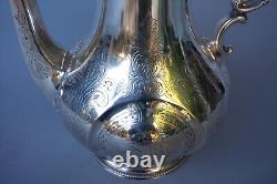 Sheffield Antique Silver Plate Hand Chased Coffee / Teapot