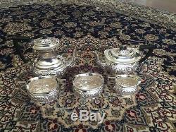 Sheffield England Tea Set Cheltenham Epns With Black Handles Great Very Vintage