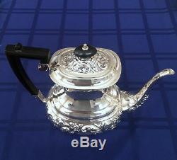 Sheffield England Tea Set Cheltenham Epns With Black Handles Great Very Vintage