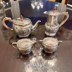 Sheffield Romney Silver Plate Tea Service 4 pieces