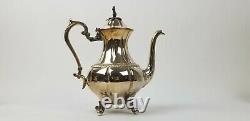Sheridan Silver Co Silver On Copper 6pc Tea/coffee Set With Tray