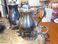 Sheridan Silver plate 9 piece Coffee & Tea Set