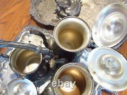 Sheridan Silver plate 9 piece Coffee & Tea Set