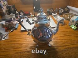 Sheridan Silverplated Coffee And Tea Pot With Tray