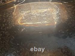 Sheridan Silverplated Coffee And Tea Pot With Tray