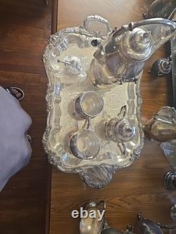 Sheridan Sliverplated Full Tea Service Set New