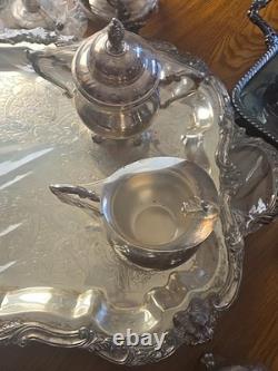 Sheridan Sliverplated Full Tea Service Set New
