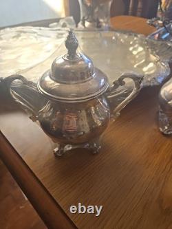 Sheridan Sliverplated Full Tea Service Set New