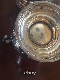 Silver 1847 Rogers Bros IS Remembrance Coffee & Tea Set 9801 9803 9804 980