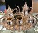 Silver Plate 5 Pc Teas Set With Tray- Wallace