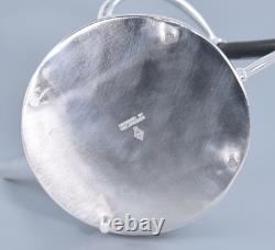 Silver Plate Christopher Dresser Art Deco Design Round Tea Pot