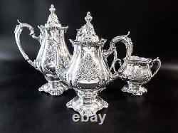 Silver Plate Coffee Tea Service Set Christopher Wren With Dust Bags