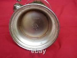 Silver Plate Coffee Tea Set 4 Pieces with Serving Tray