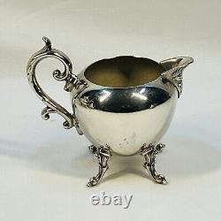 Silver Plate Coffee and Tea Set of 4 plus Butler Tray