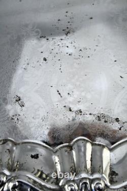 Silver Plate Complete 6pc. Floral Coffee and Tea Set