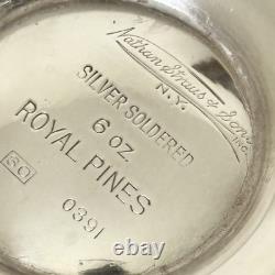 Silver Plate Creamer-Tea-Coffee Pot withunder-plate Royal Pines by Nathan Straus
