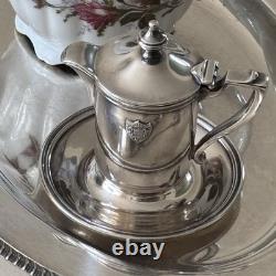 Silver Plate Creamer-Tea-Coffee Pot withunder-plate Royal Pines by Nathan Straus