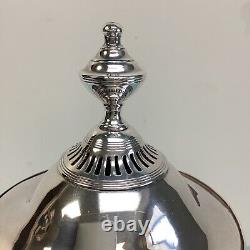 Silver Plate Footed Tea Urn 15 Tall