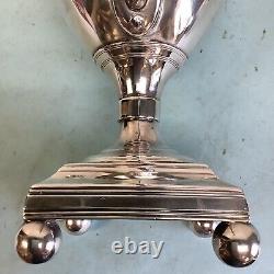 Silver Plate Footed Tea Urn 15 Tall