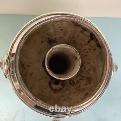 Silver Plate Footed Tea Urn 15 Tall