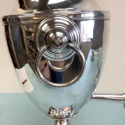 Silver Plate Footed Tea Urn 15 Tall