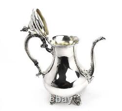 Silver Plate Gorham Silver Duchess Coffee and Tea Set on Tray SLV273