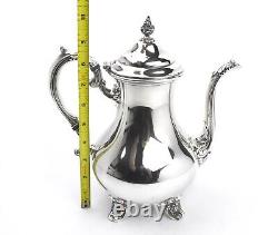 Silver Plate Gorham Silver Duchess Coffee and Tea Set on Tray SLV273