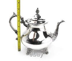Silver Plate Gorham Silver Duchess Coffee and Tea Set on Tray SLV273