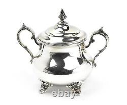 Silver Plate Gorham Silver Duchess Coffee and Tea Set on Tray SLV273