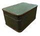 Silver Plate Shagreen Tea Caddy Rectangle