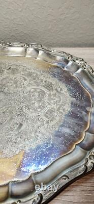 Silver Plate Tea Pot Serving Gorham Rosewood Tray YC1604 Yc1603 Yc1601 Yc1607