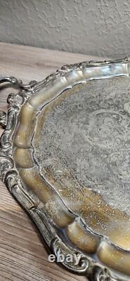 Silver Plate Tea Pot Serving Gorham Rosewood Tray YC1604 Yc1603 Yc1601 Yc1607