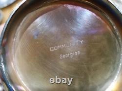 Silver Plate Tea Serving Bundle 13 pieces Various Brands Community Wilcox