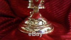Silver Plate Tipping Tea/coffee Pot Server & Warmer With Stand & Burner 14 Tall