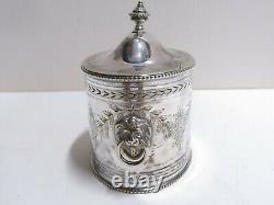 Silver Plate Victorian Tea Caddy