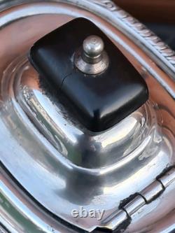 Silver Plate Viners Sheffield Tea Coffee Sugar Candle Harbour Large Tray 9 ITEMS
